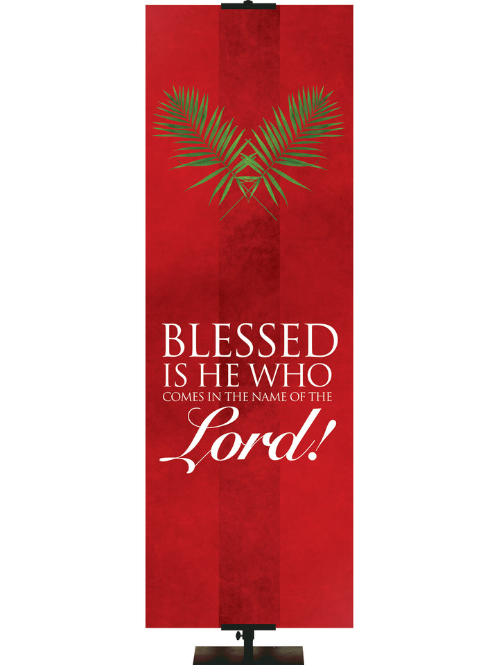 Signs of Easter Passion Cross Left - Easter Banners - PraiseBanners