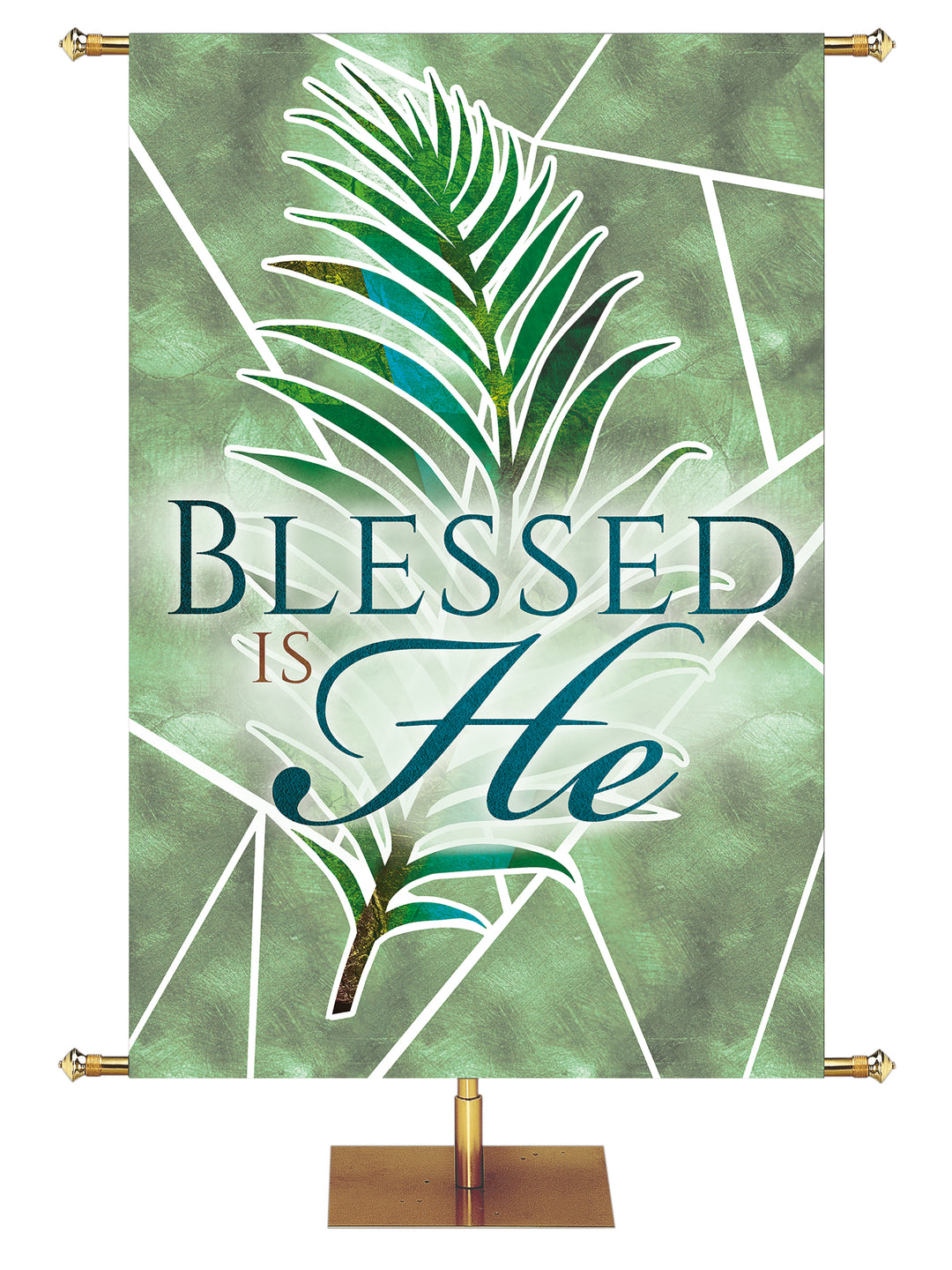 Eternal Emblems of Easter Blessed Is He - Easter Banners - PraiseBanners