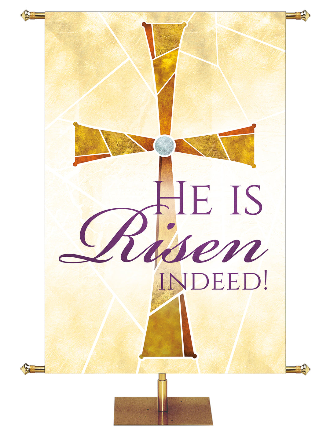 Eternal Emblems of Easter He Is Risen Indeed - Easter Banners - PraiseBanners