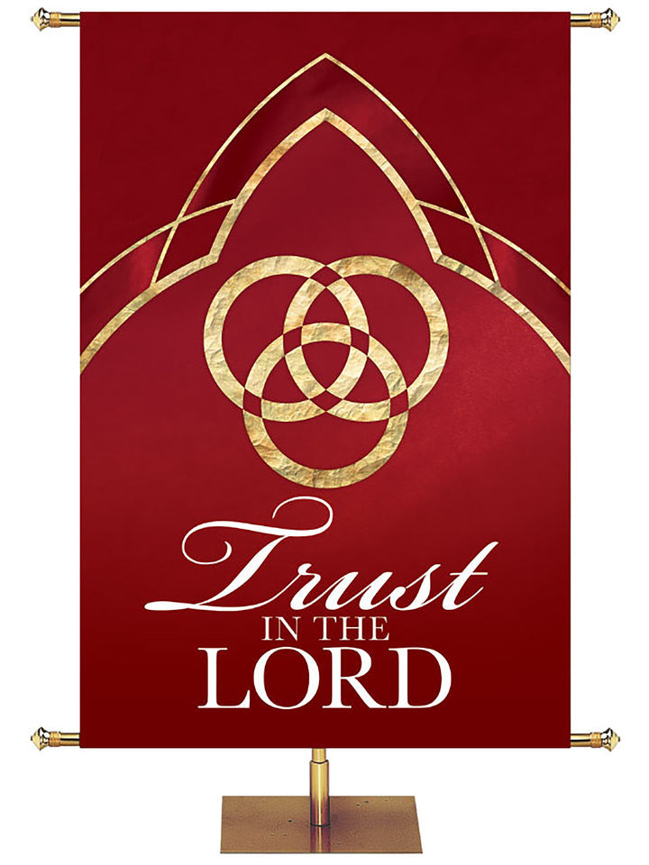 Eternal Emblems of Faith Trust In The Lord - Liturgical Banners - PraiseBanners