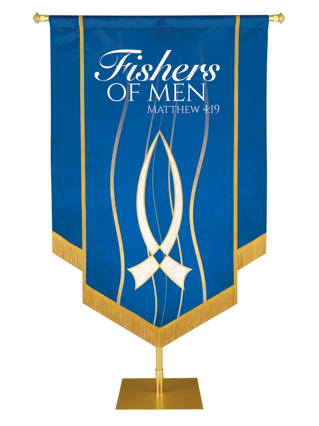 Experiencing God Embellished Fish, Fishers of Men Banner