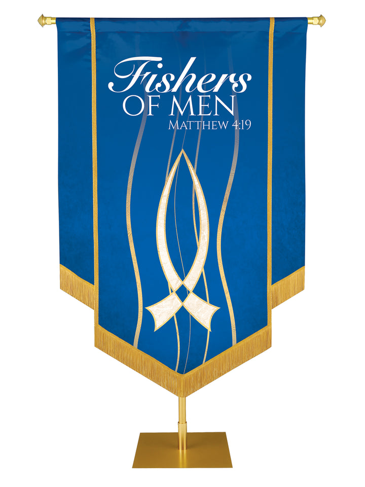 Experiencing God Embellished Fish, Fishers of Men Banner