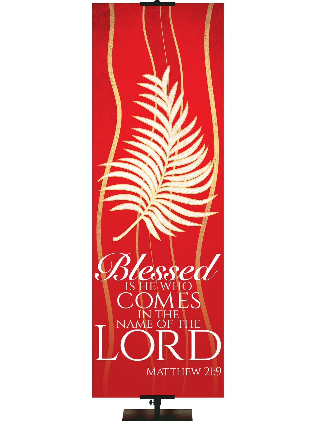 Experiencing God Symbols and Phrases Palm, Blessed Is He - Liturgical Banners - PraiseBanners