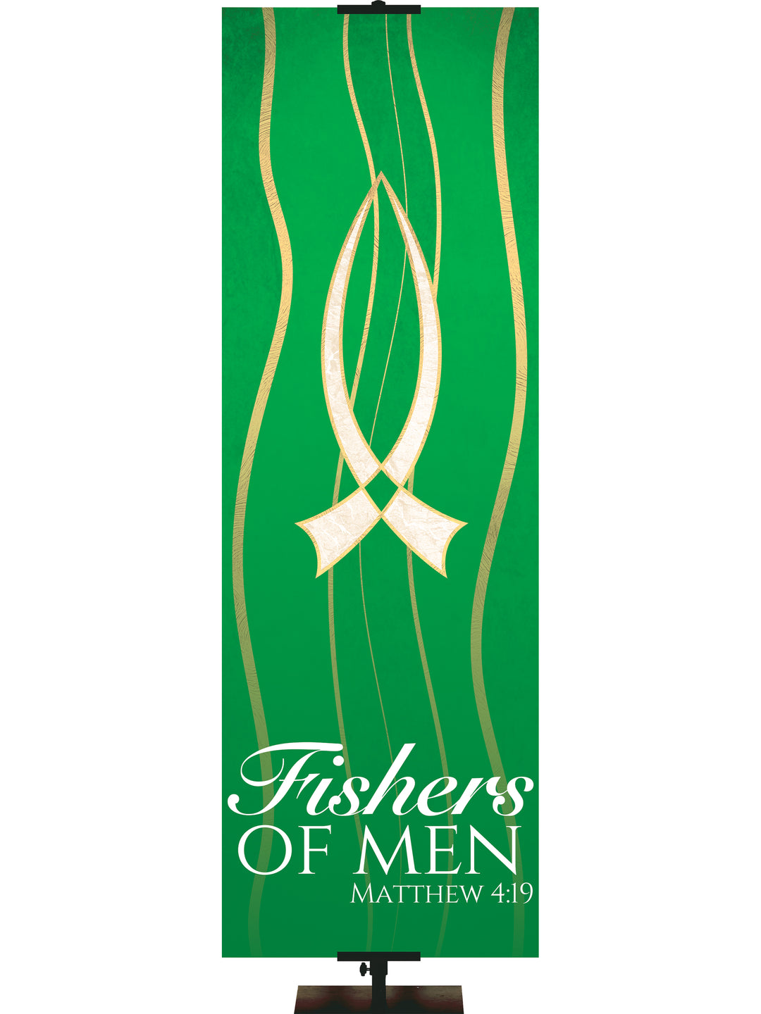 Experiencing God Symbols and Phrases Fish, Fishers of Men - Liturgical Banners - PraiseBanners