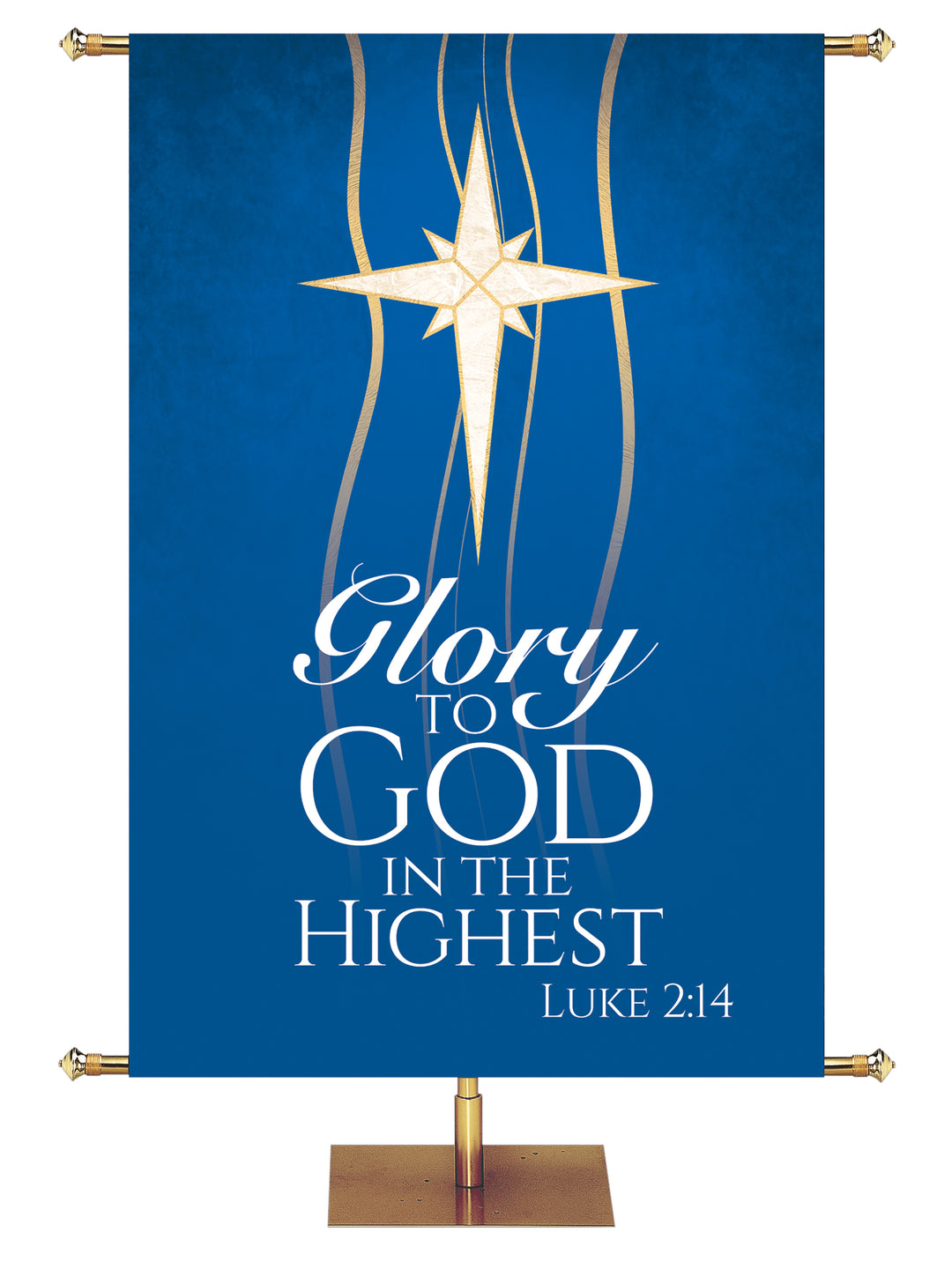 Experiencing God Symbols and Phrases Star, Glory to God - Liturgical Banners - PraiseBanners