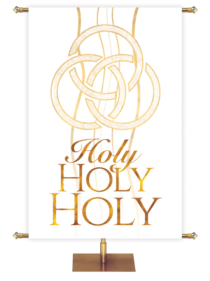 Experiencing God Symbols and Phrases Trinity, Holy Holy Holy - Liturgical Banners - PraiseBanners