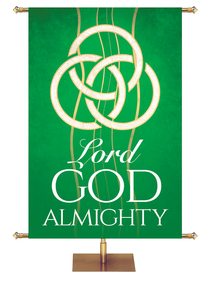 Experiencing God Symbols and Phrases Trinity, Lord God Almighty - Liturgical Banners - PraiseBanners