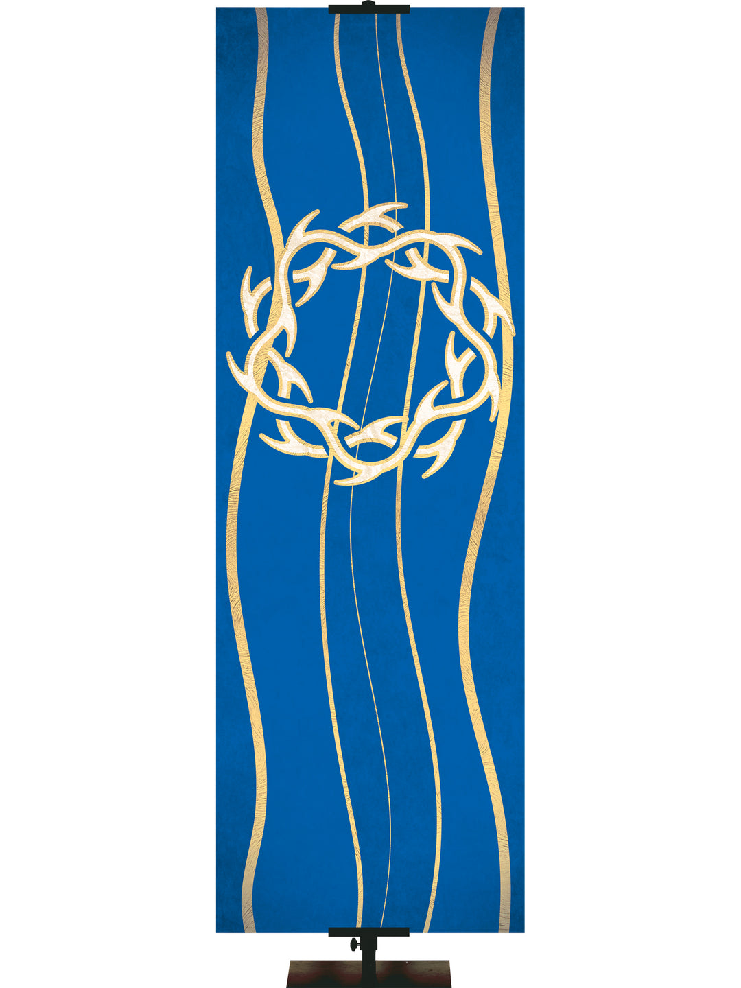 Custom Banner Experiencing God Symbols Crown of Thorns - Custom Liturgical Banners - PraiseBanners