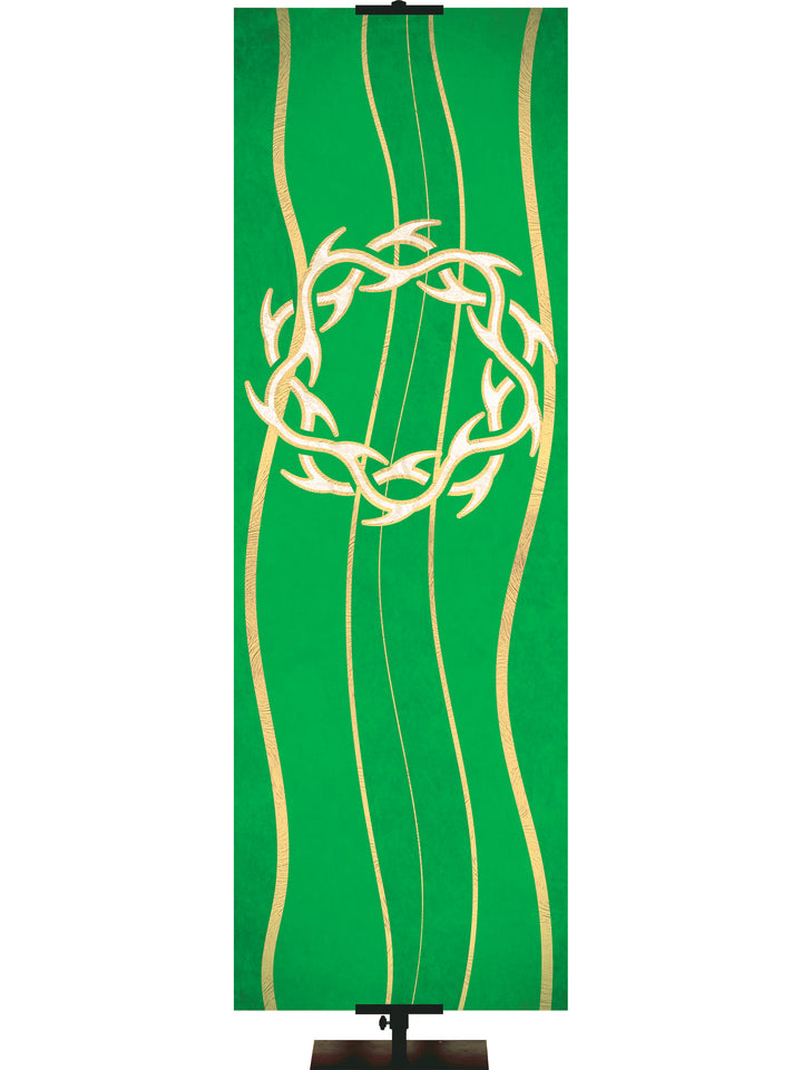 Experiencing God Symbols Crown of Thorns - Liturgical Banners - PraiseBanners