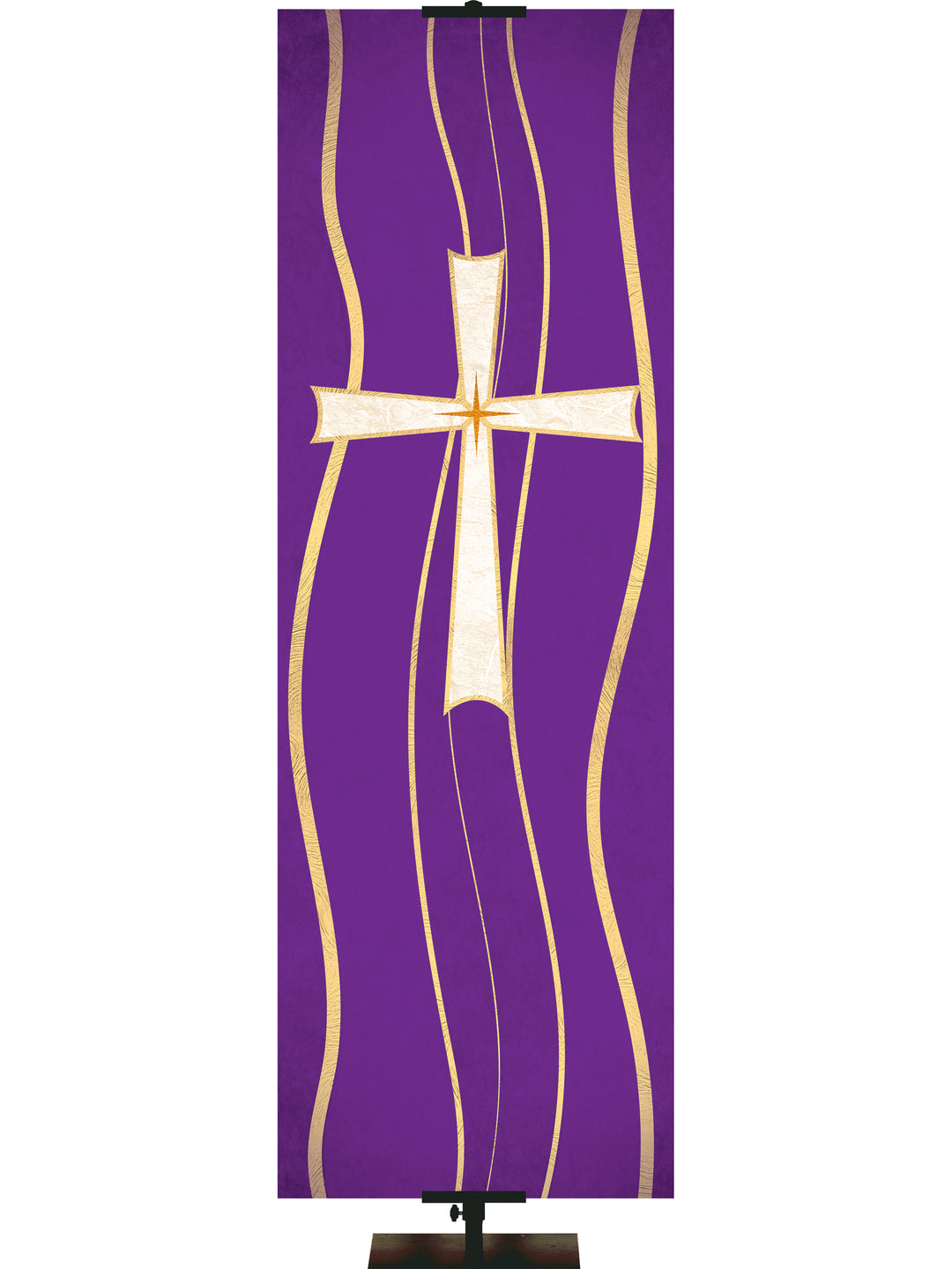 Custom Banner Experiencing God Symbols Cross - Custom Year Round Banners - PraiseBanners