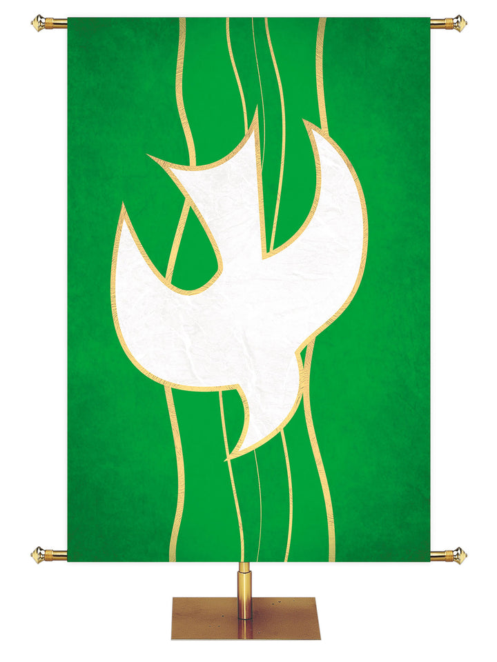 Experiencing God Symbols Dove - Liturgical Banners - PraiseBanners