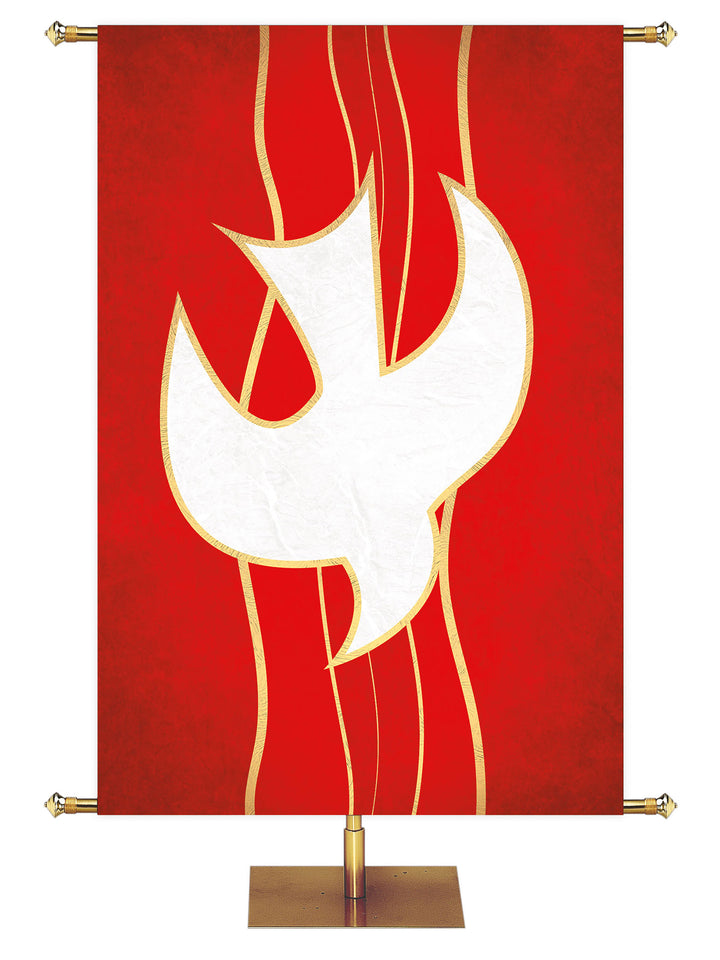 Experiencing God Symbols Dove - Liturgical Banners - PraiseBanners