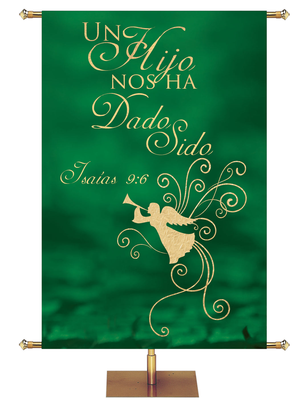 Spanish Christmas Foil A Son is Given - Christmas Banners - PraiseBanners