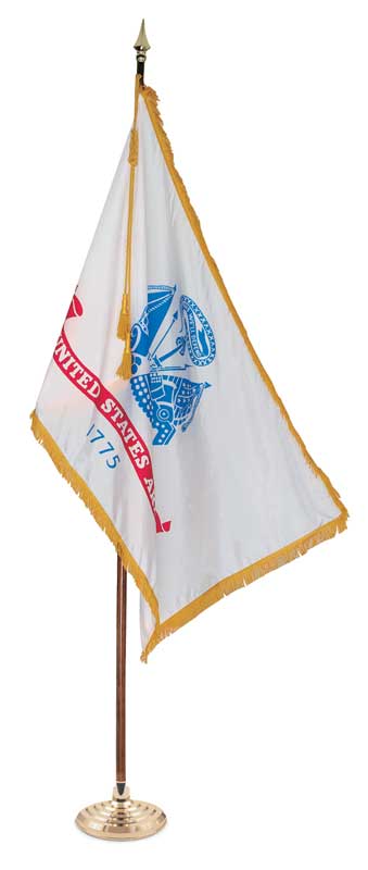 Deluxe Armed Forces Flag Stand Sets - Other Church Products - PraiseBanners