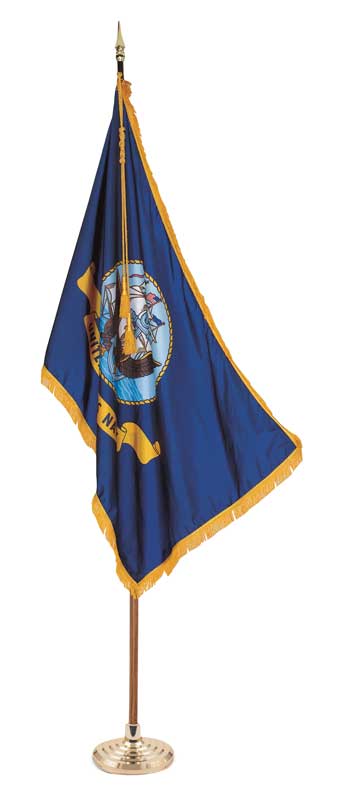 Deluxe Armed Forces Flag Stand Sets - Other Church Products - PraiseBanners