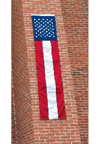 Deluxe Sewn Patriotic Pull-Down - Flags - PraiseBanners