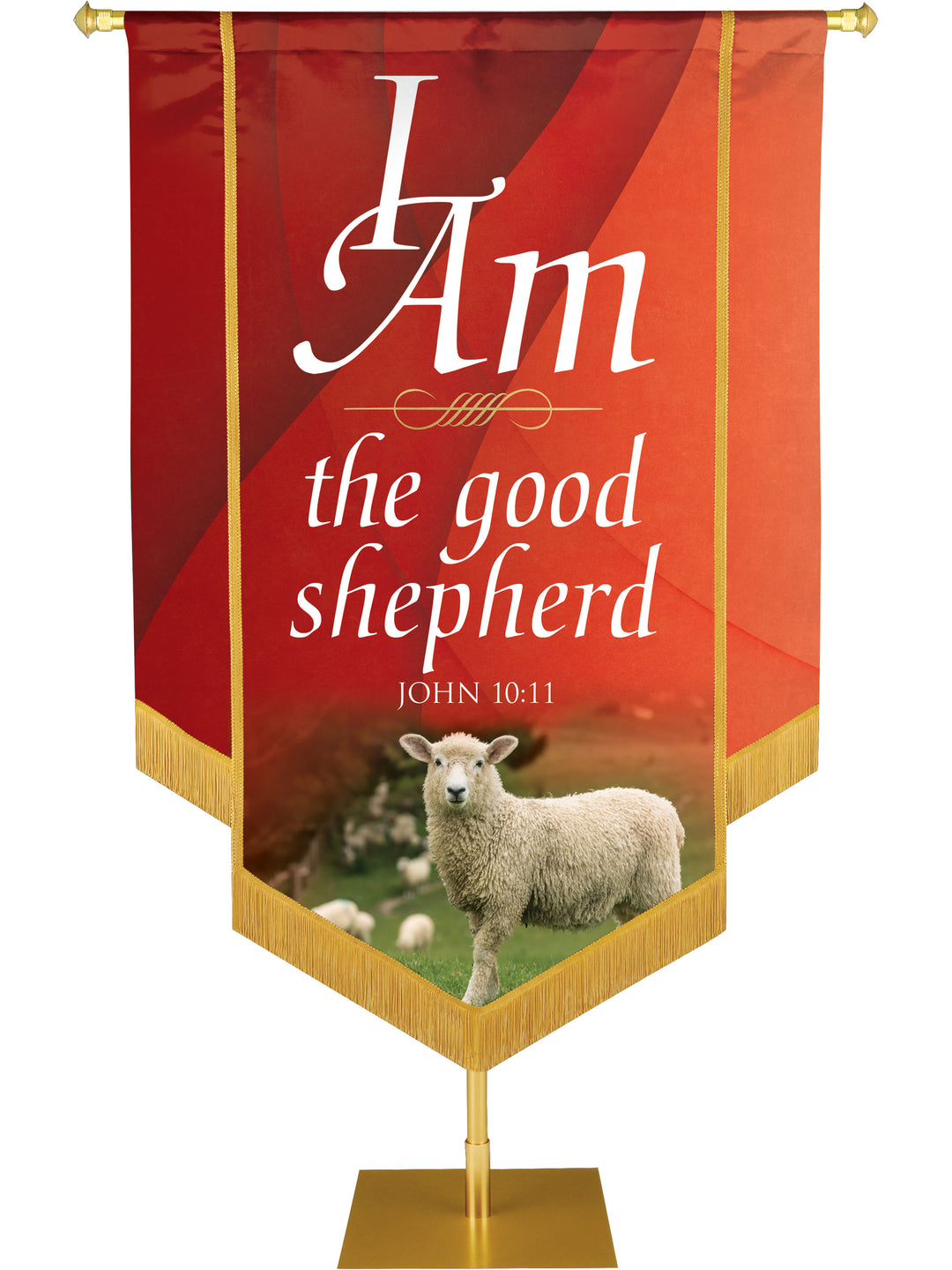 I Am Good Shepherd Embellished Banner - Handcrafted Banners - PraiseBanners