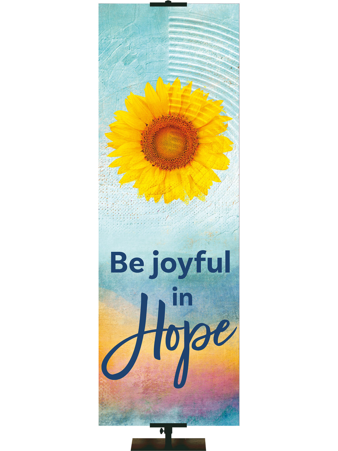 Slim Style Romans 12:12 Church Banner