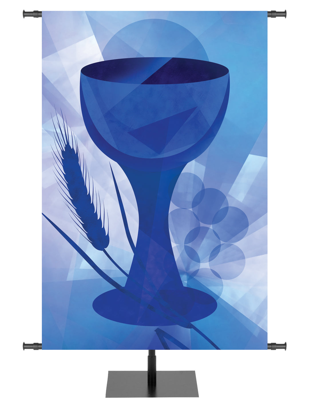 Symbols of the Liturgy Communion in Blue, Green, Purple, Red and White