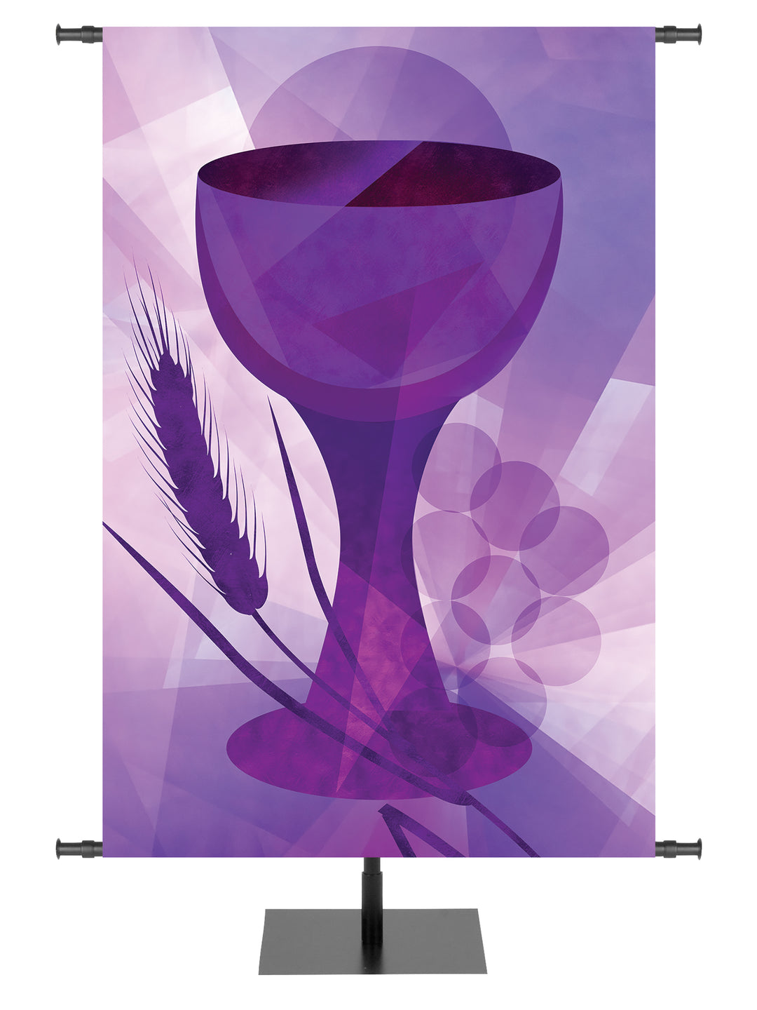 Symbols of the Liturgy Communion in Blue, Green, Purple, Red and White