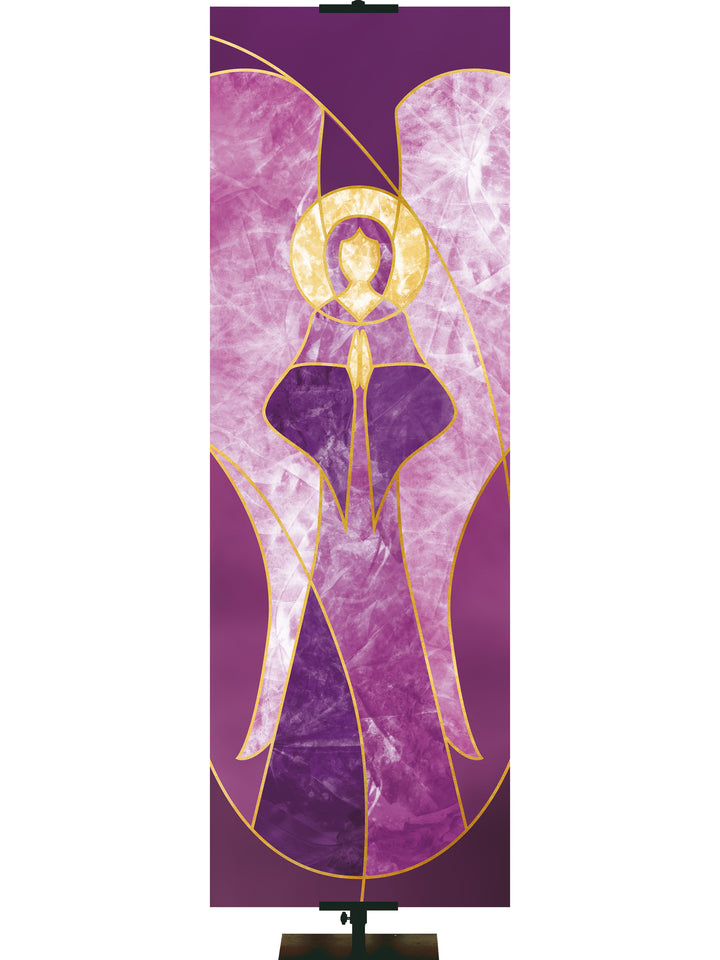 Colors of the Liturgy Custom Banner Angel - Custom Liturgical Banners - PraiseBanners