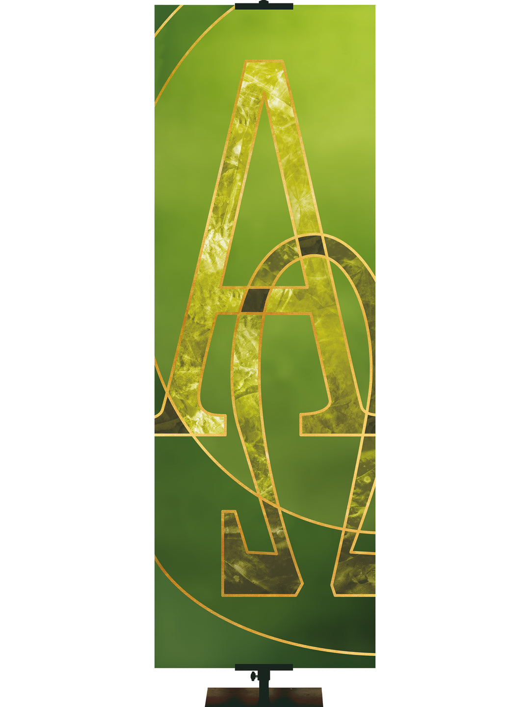 Colors of the Liturgy Alpha Omega - Liturgical Banners - PraiseBanners