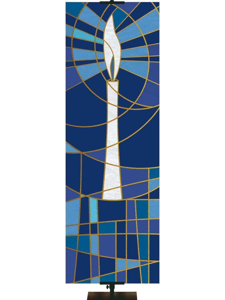 Luminescence Custom Banner Candle - Custom Liturgical Banners - PraiseBanners