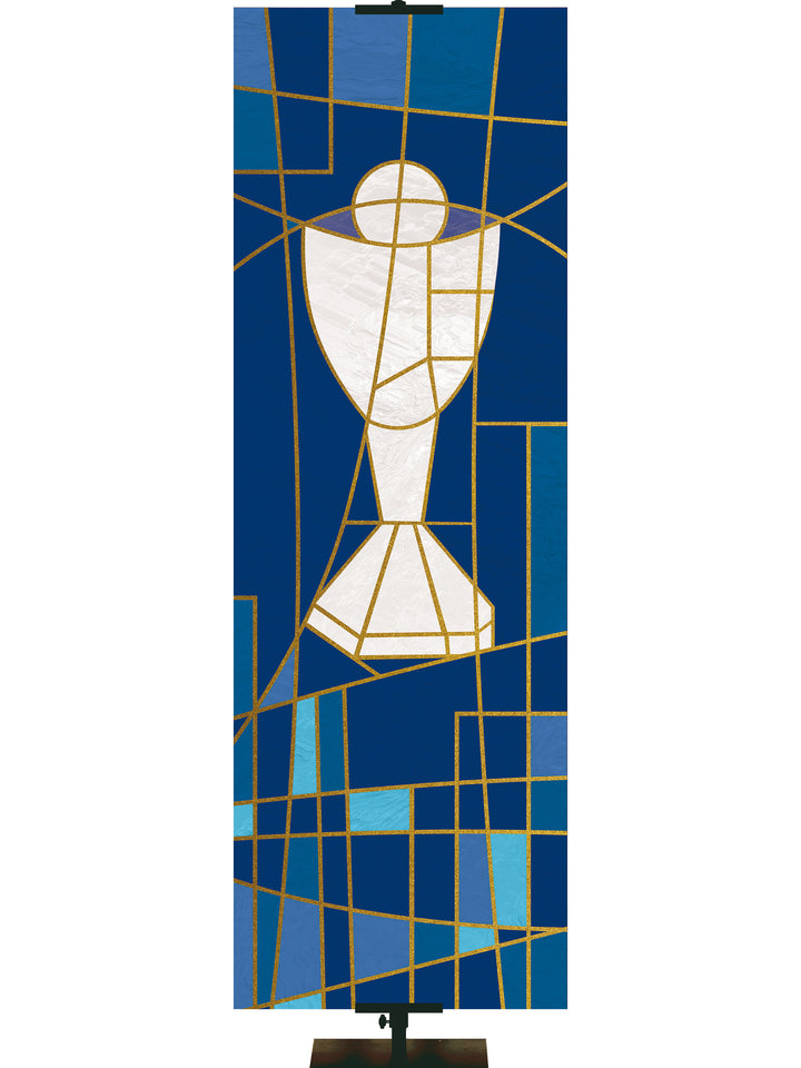 Luminescence Stained Glass Communion Symbol - Liturgical Banners - PraiseBanners