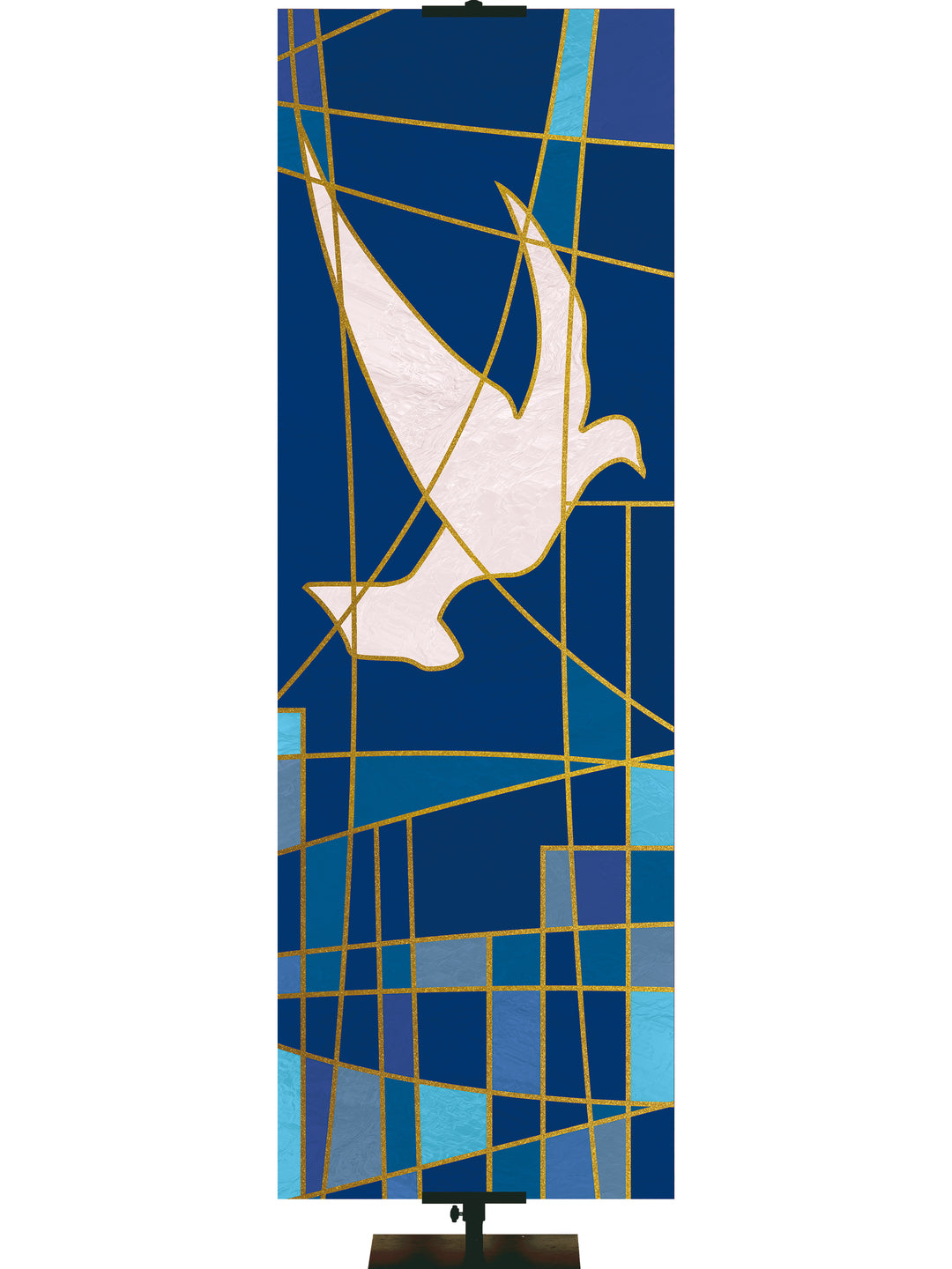 Luminescence Custom Banner Dove - Custom Liturgical Banners - PraiseBanners