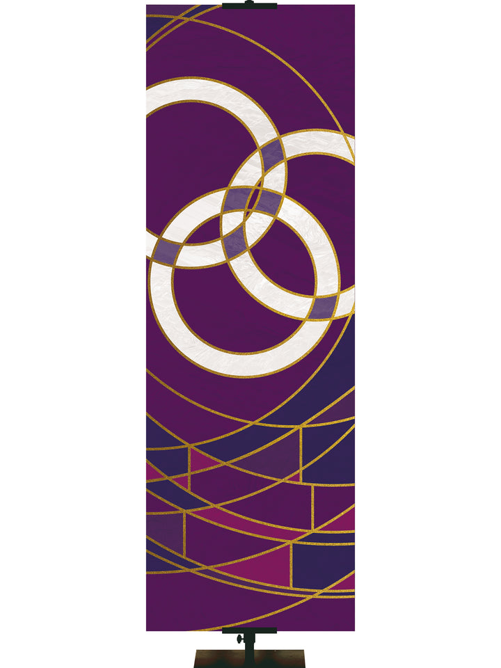 Luminescence Custom Banner Trinity - Custom Liturgical Banners - PraiseBanners