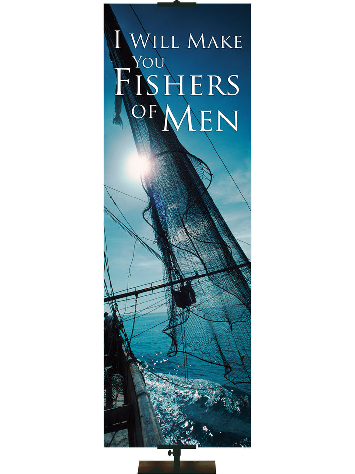 General Mission I Will Make You Fishers of Men Banner - Mission Banners - PraiseBanners