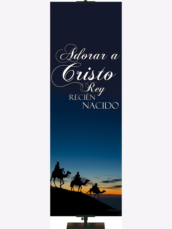 Spanish The Nativity Worship Christ the King - Christmas Banners - PraiseBanners