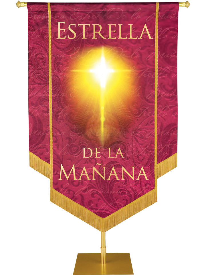 Estrella De La Mana Embellished Banner - Handcrafted Banners - PraiseBanners