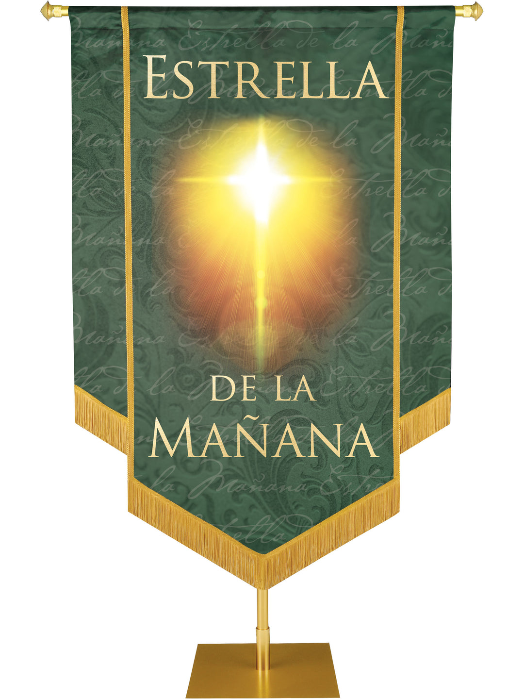 Estrella De La Mana Embellished Banner - Handcrafted Banners - PraiseBanners