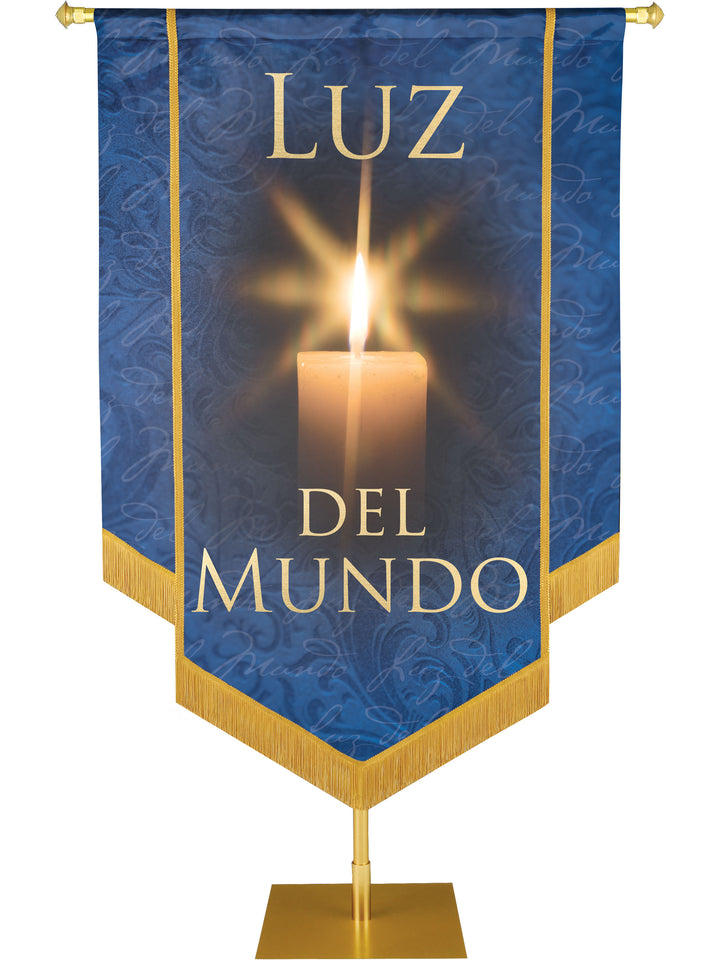 Luz Del Mundo Embellished Banner - Handcrafted Banners - PraiseBanners