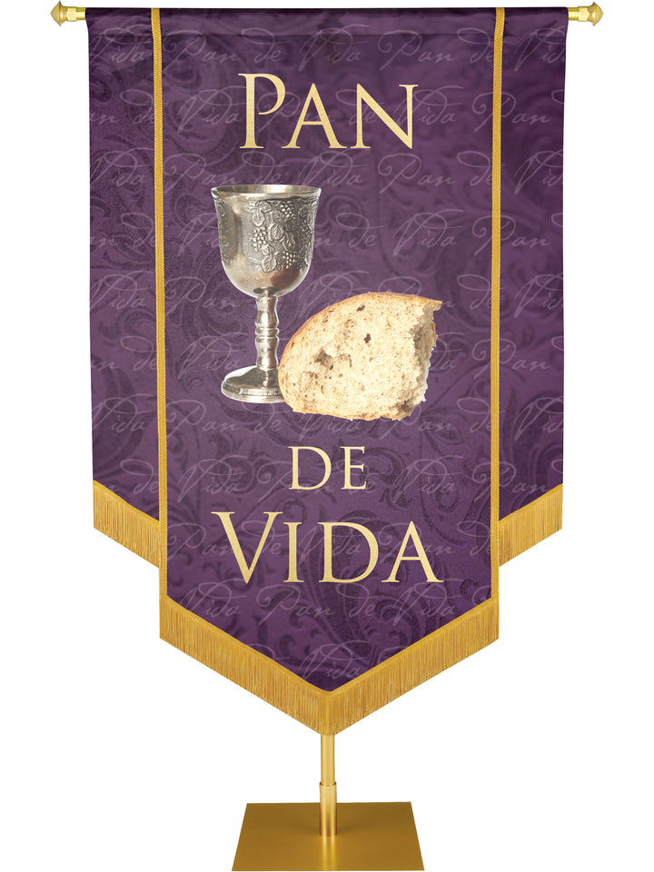 Pan De Vida Embellished Banner - Handcrafted Banners - PraiseBanners