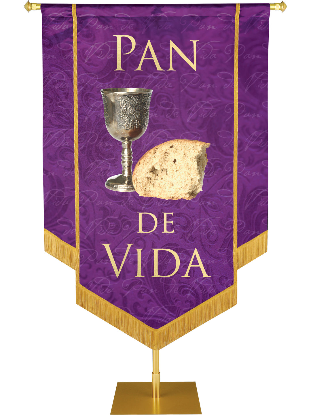 Pan De Vida Embellished Banner - Handcrafted Banners - PraiseBanners