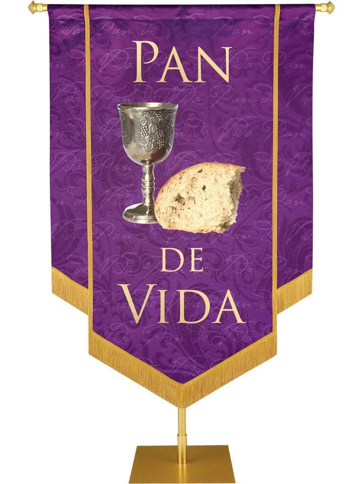 Pan De Vida Embellished Banner - Handcrafted Banners - PraiseBanners