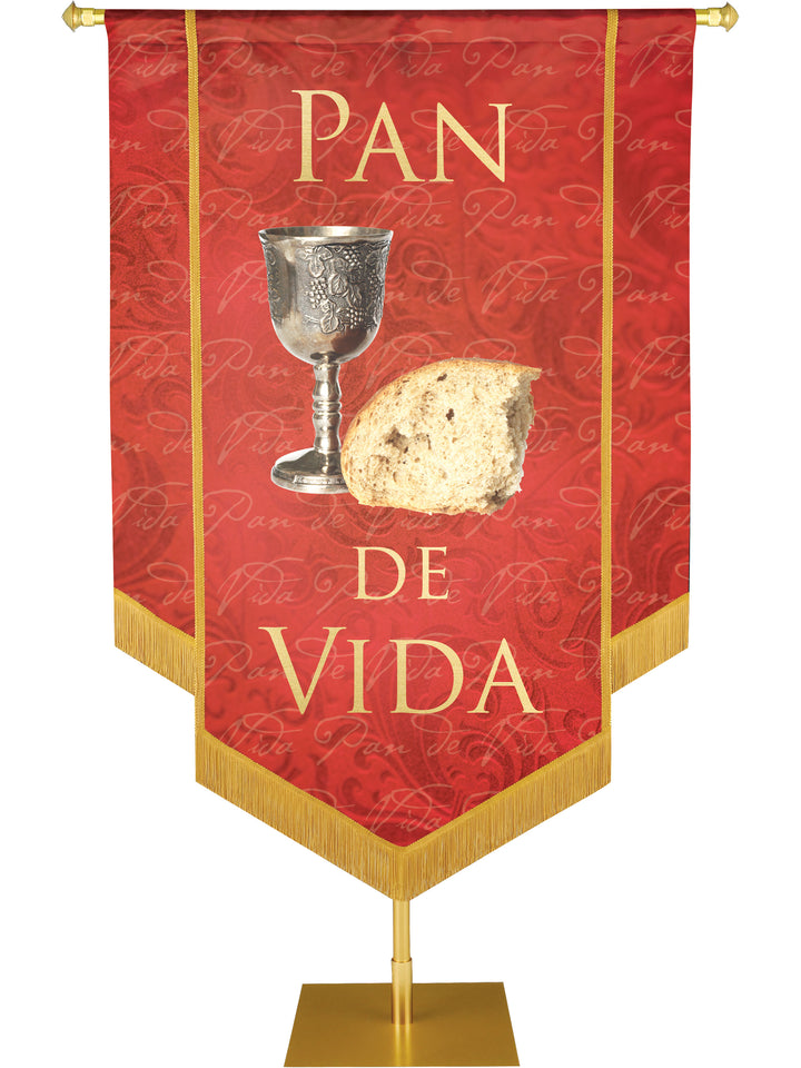 Pan De Vida Embellished Banner - Handcrafted Banners - PraiseBanners