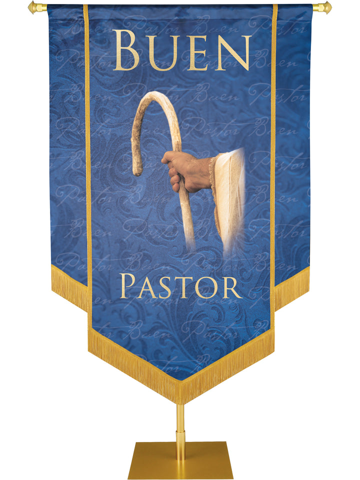 Buen Pastor Embellished Banner - Handcrafted Banners - PraiseBanners