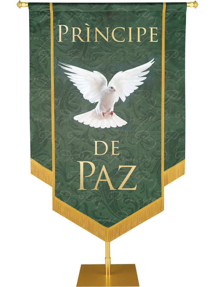 Principe De Paz Embellished Banner - Handcrafted Banners - PraiseBanners