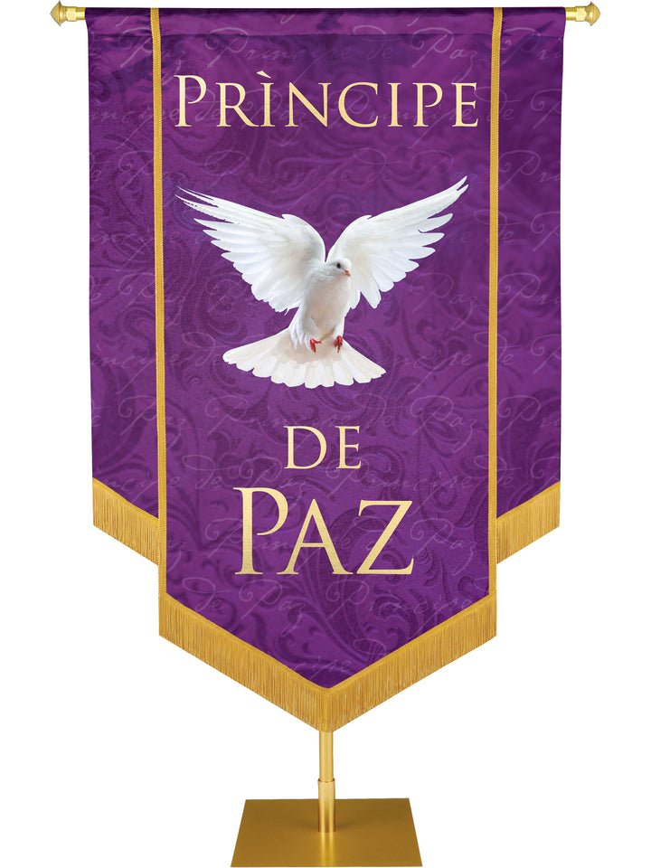 Principe De Paz Embellished Banner - Handcrafted Banners - PraiseBanners