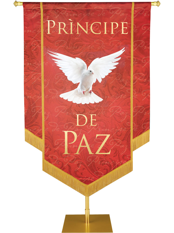 Principe De Paz Embellished Banner - Handcrafted Banners - PraiseBanners