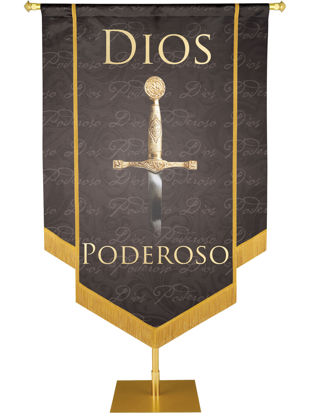 Dios Poderoso Embellished Banner - Handcrafted Banners - PraiseBanners