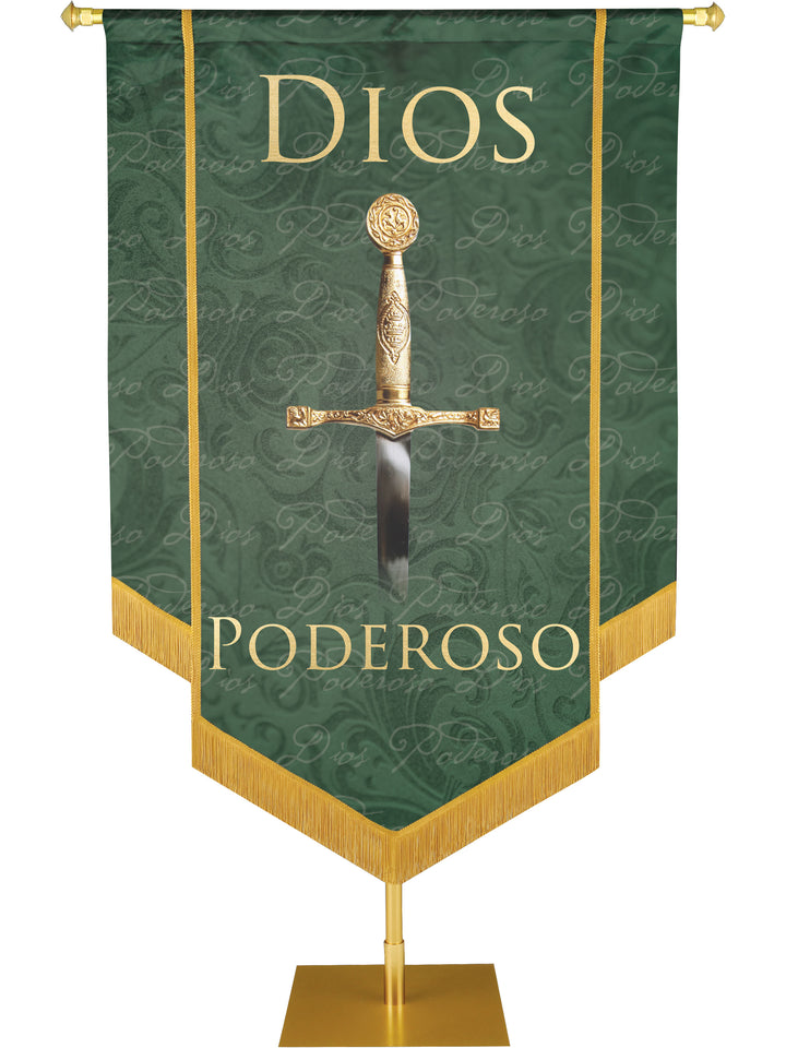 Dios Poderoso Embellished Banner - Handcrafted Banners - PraiseBanners