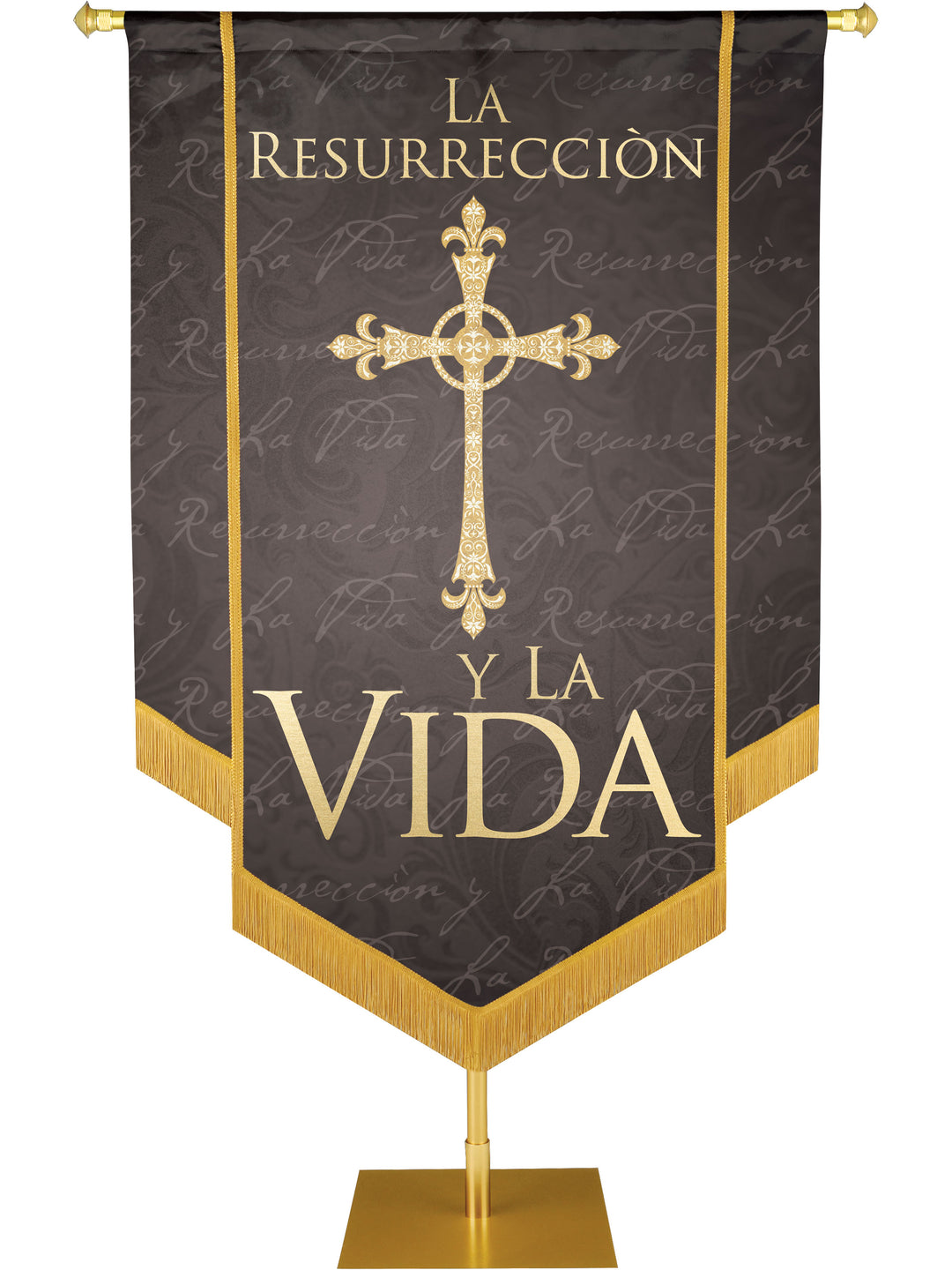 La Resurreccion Embellished Banner - Handcrafted Banners - PraiseBanners