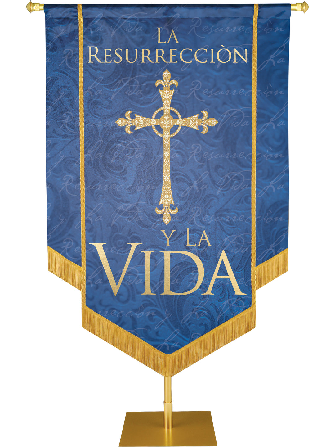 La Resurreccion Embellished Banner - Handcrafted Banners - PraiseBanners