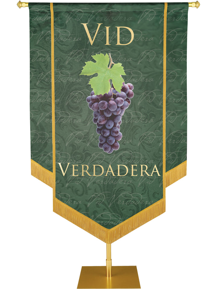 Vid Verdadera Embellished Banner - Handcrafted Banners - PraiseBanners