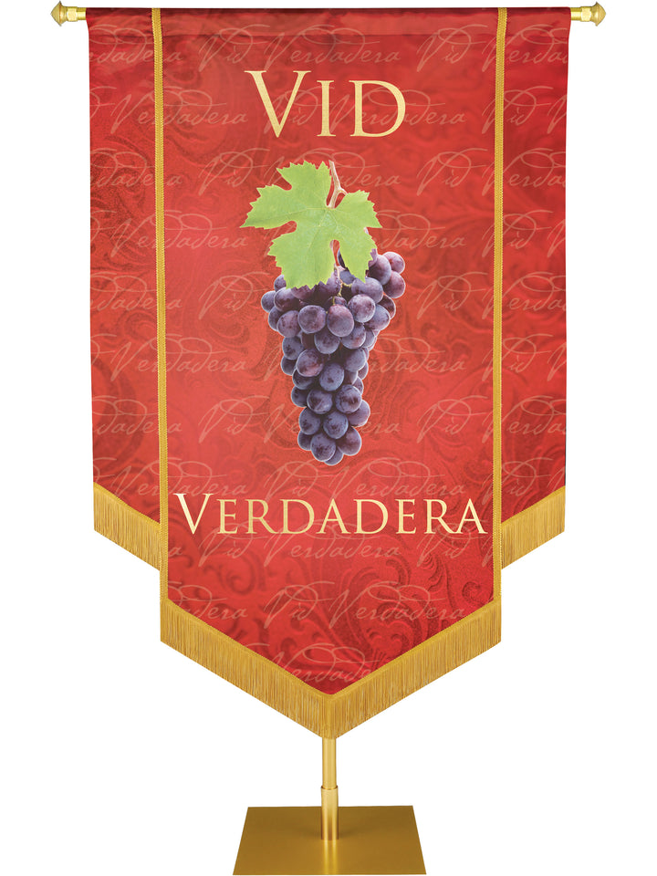 Vid Verdadera Embellished Banner - Handcrafted Banners - PraiseBanners