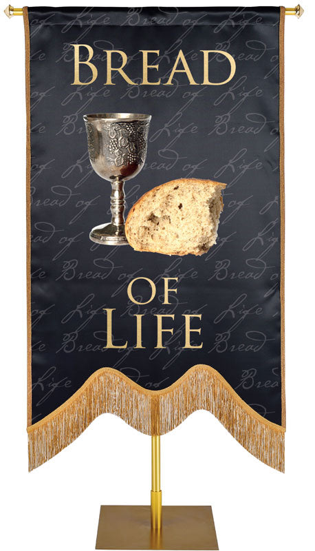 Names of Christ M-Shape Bread of Life Embellished Banner - Handcrafted Banners - PraiseBanners